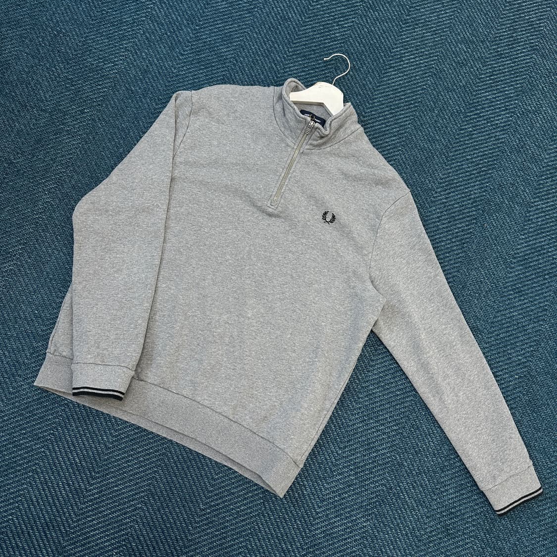 [XL] 프레드페리 반집업 맨투맨 상품이미지1