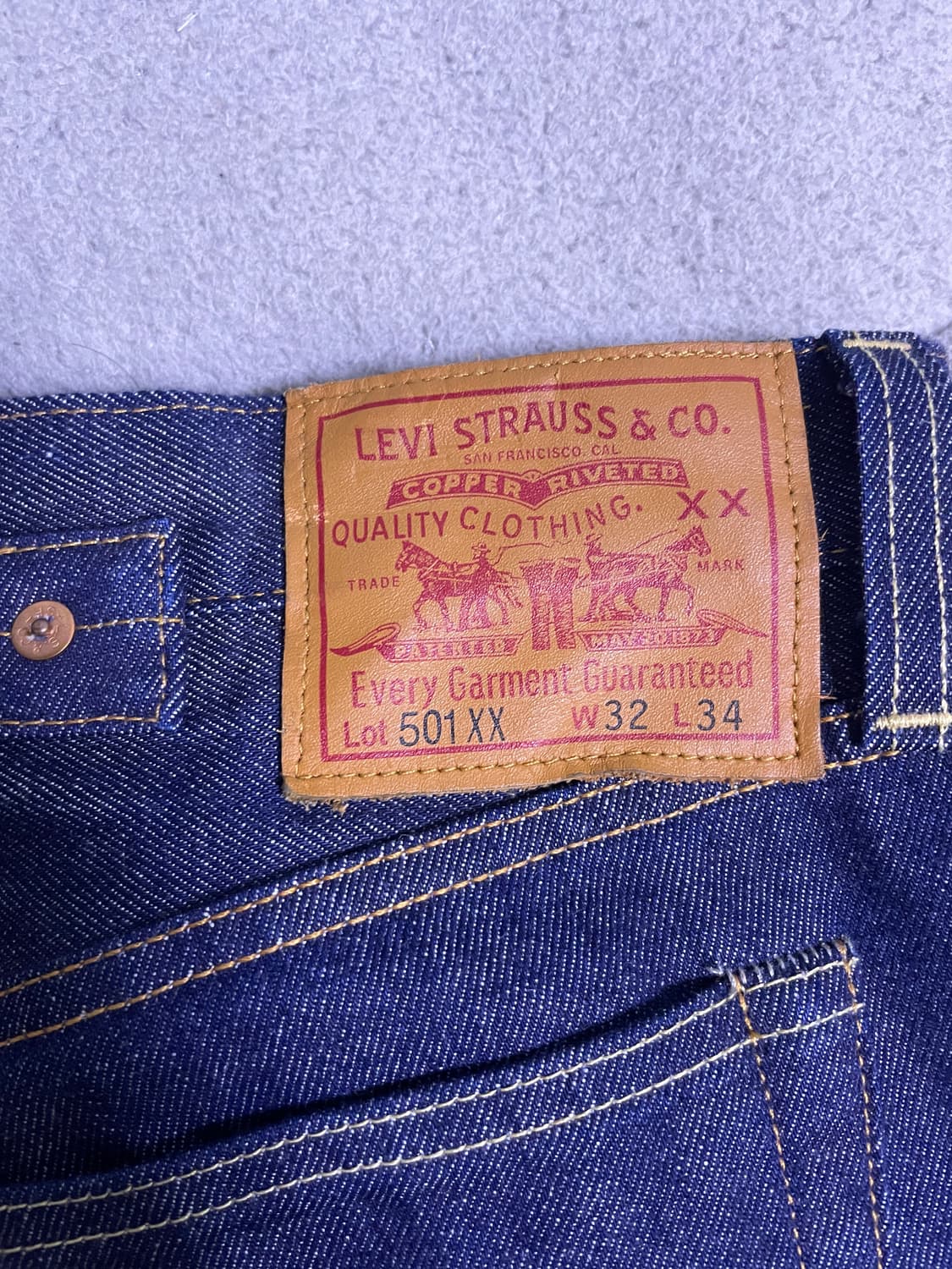 리바이스 lvc 37501 32x34 (생지) 상품이미지1