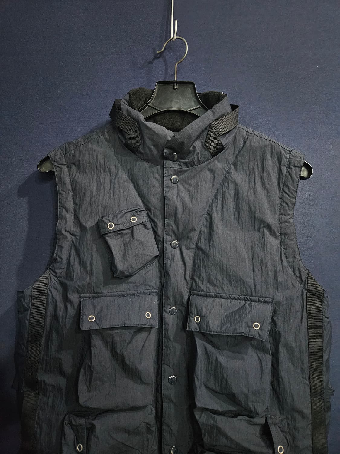 에이 블루 가먼츠 다크네이비 남성 100 덕다운 베스트  상품이미지6