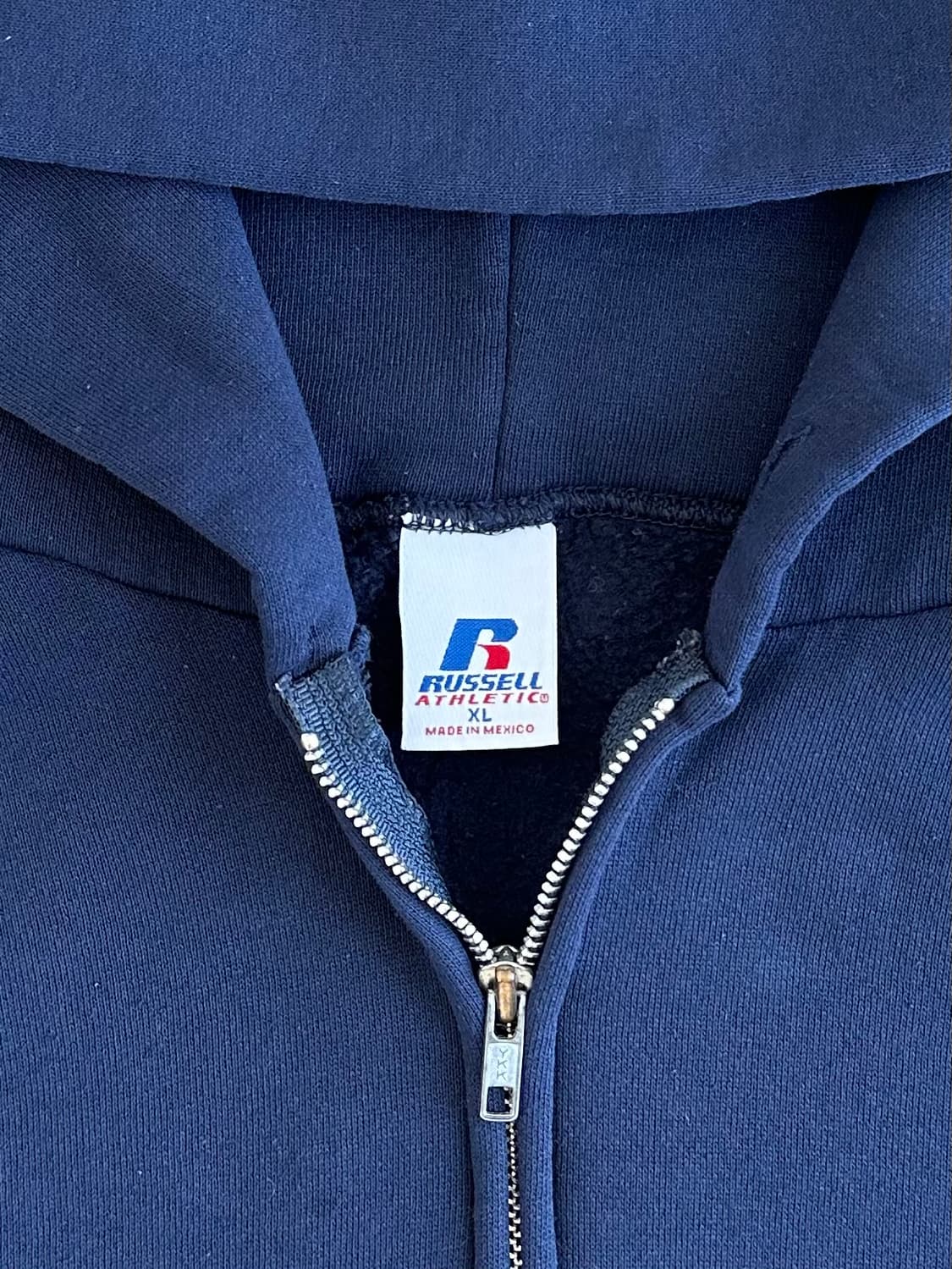 00s 빈티지 러셀 후드집업 네이비 XL 상품이미지7