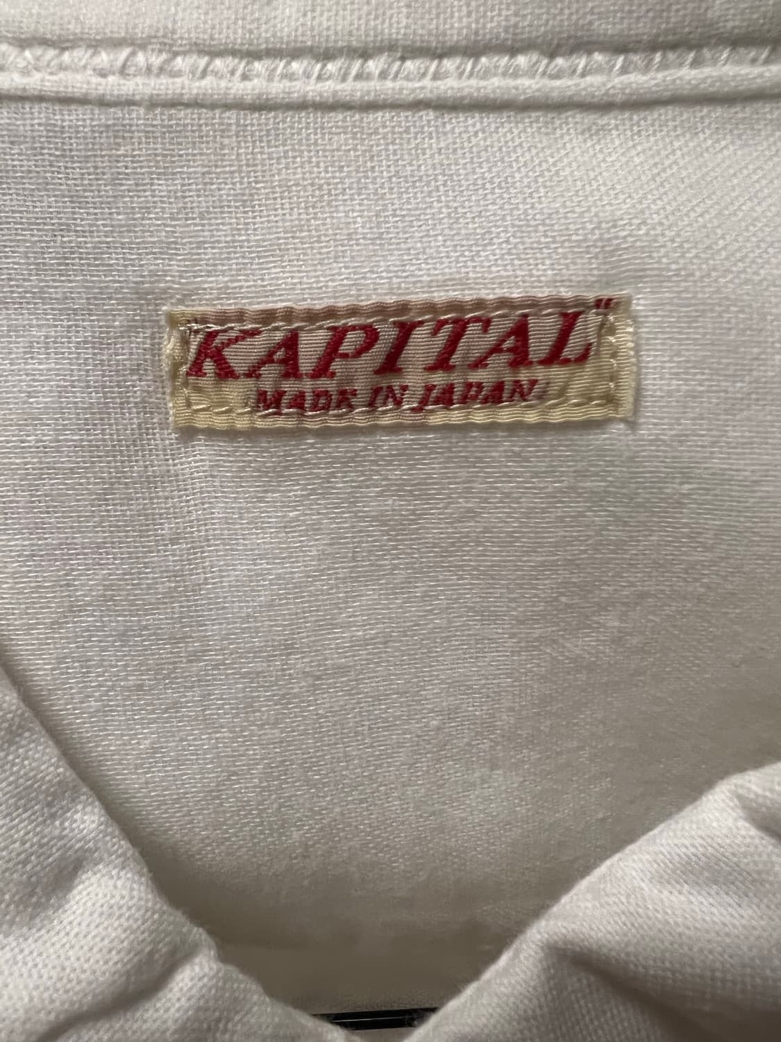 캐피탈 kapital 코튼 린넨 셔츠 4사이즈 상품이미지7