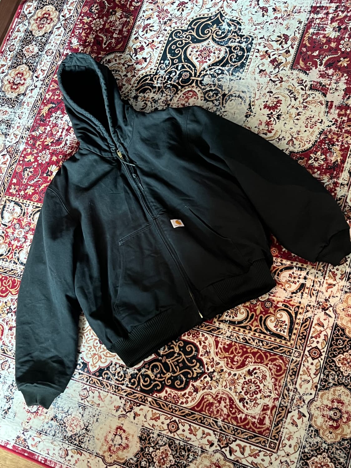 칼하트 j140 덕액티브 워크자켓 블랙 L 상품이미지1