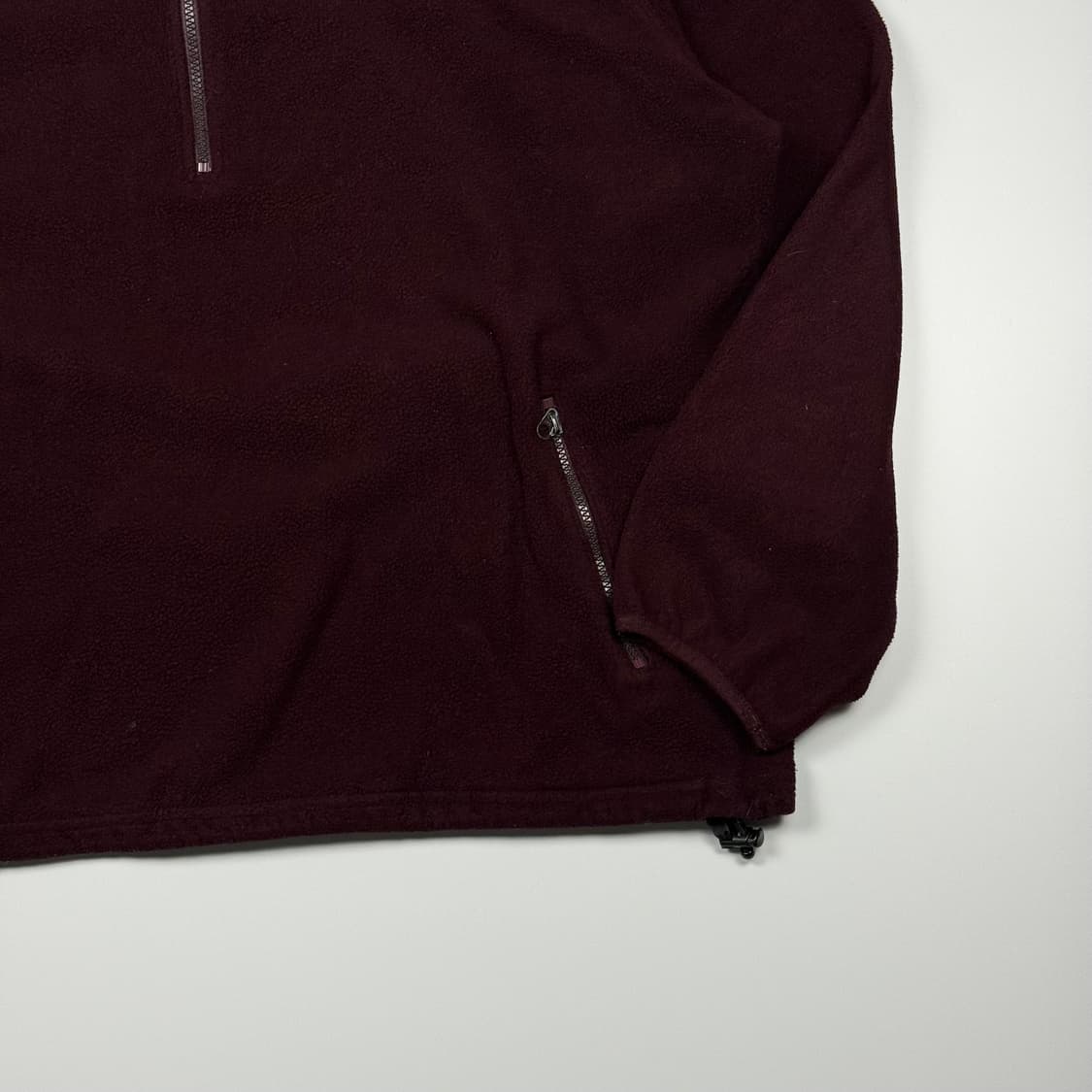 (110) 90s 엘엘빈 플리스 풀오버 버건디 상품이미지5