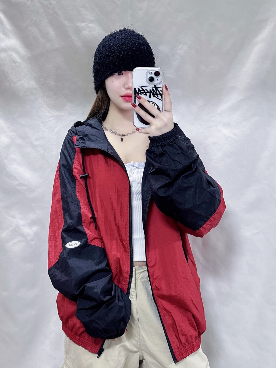 미스치프 서울 빅로고 바람막이  상품이미지4