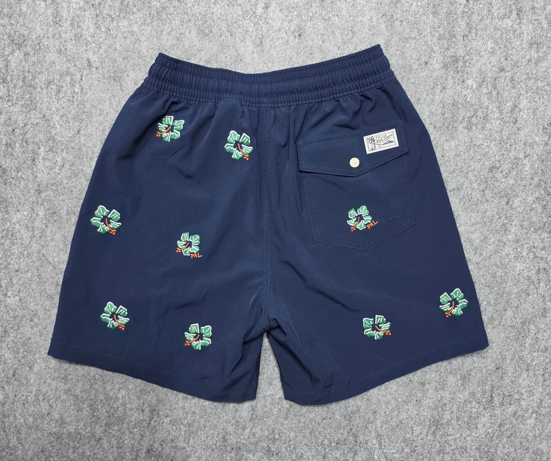 폴로 랄프로렌 멀티자수 수윔 쇼츠 수영 반바지 XS 상품이미지2