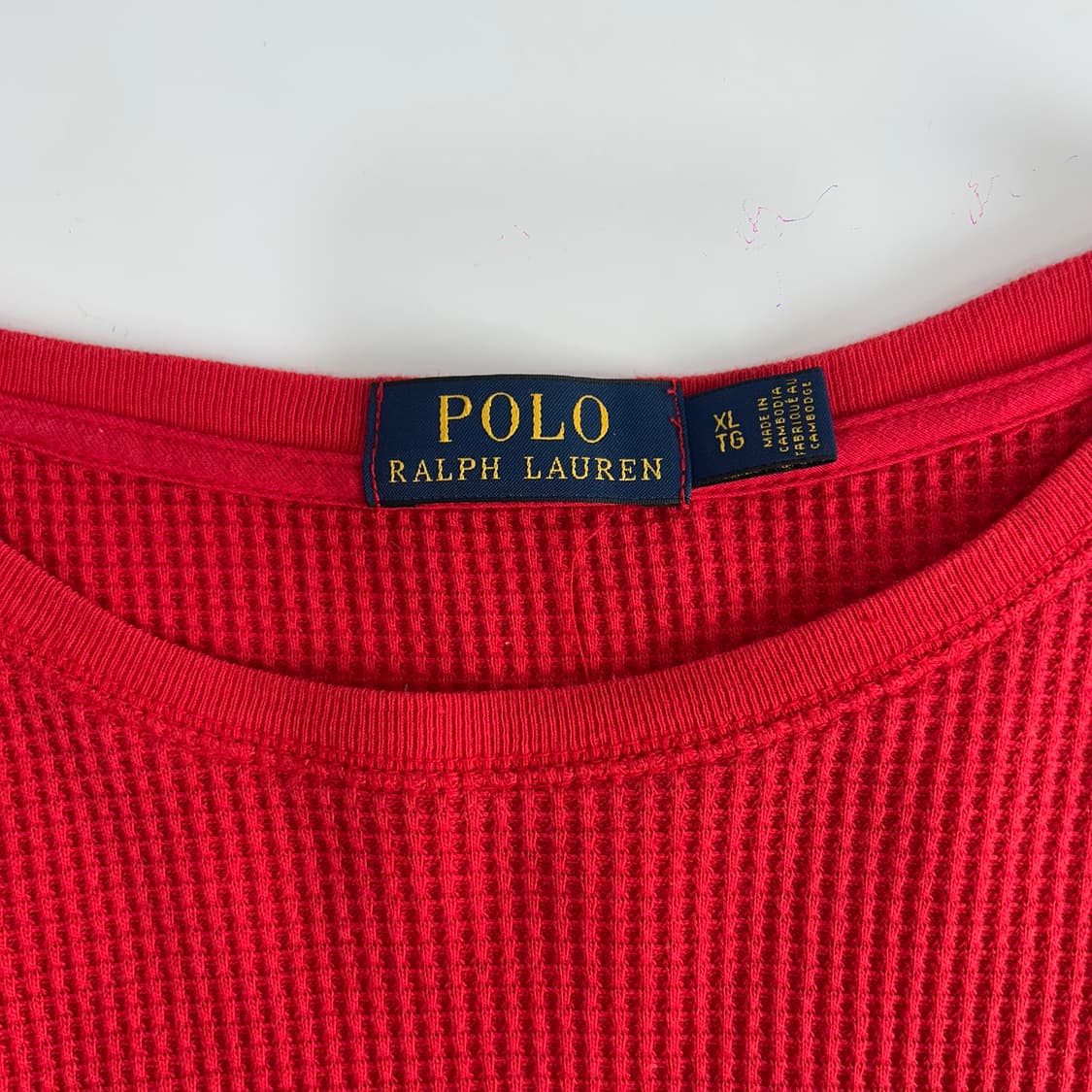 Polo 폴로 블랙 포니 레드 와플 니트 상품이미지5