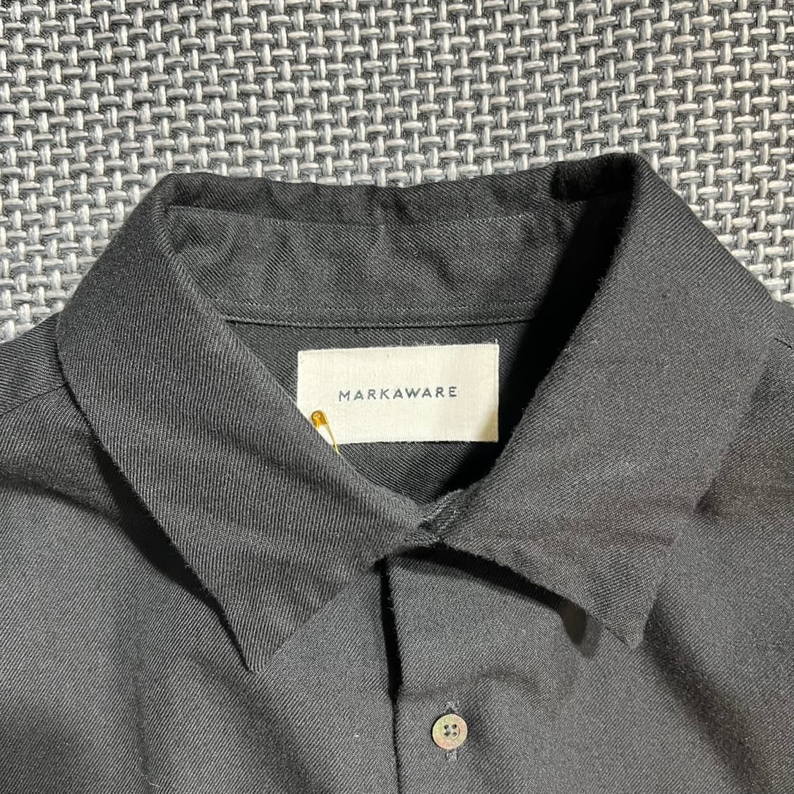 Markawear 울혼방 셔츠자켓 블랙(2) 상품이미지3
