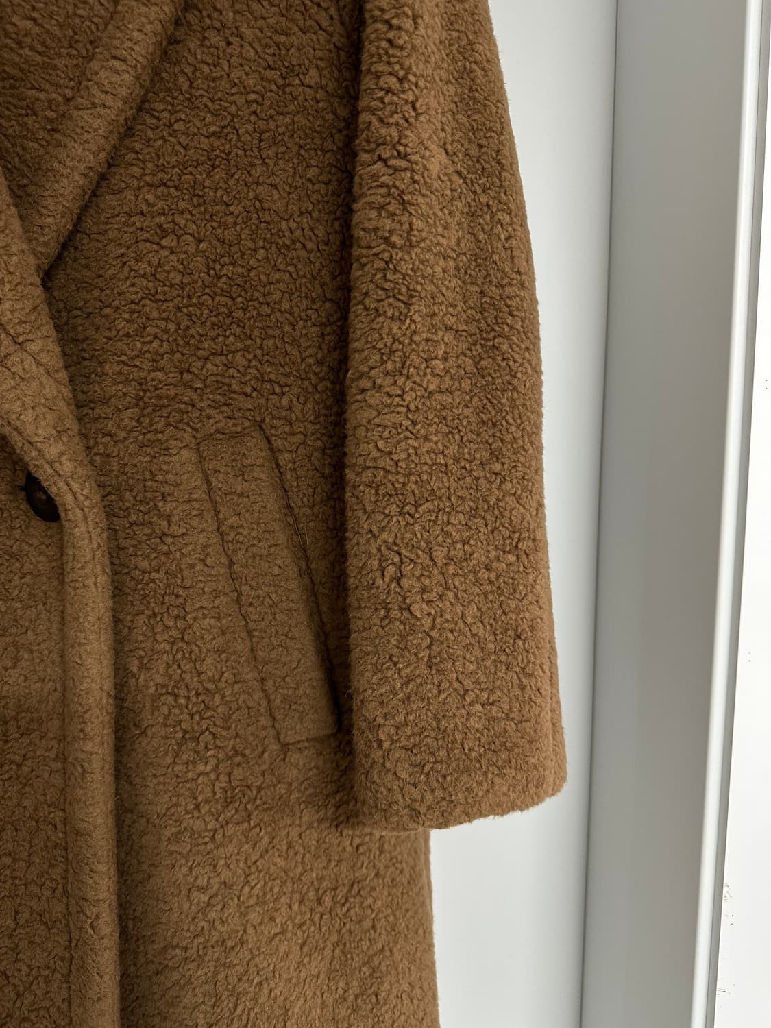 [SJSJ] 여성 이태리 울 테디베어  코트 상품이미지3