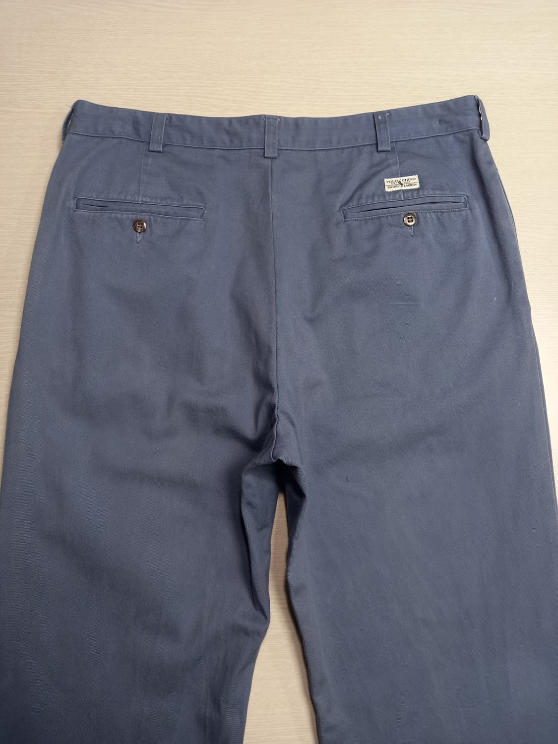 35 POLO RALPH LAUREN 투턱 치노 챠콜블루 35-230 상품이미지4