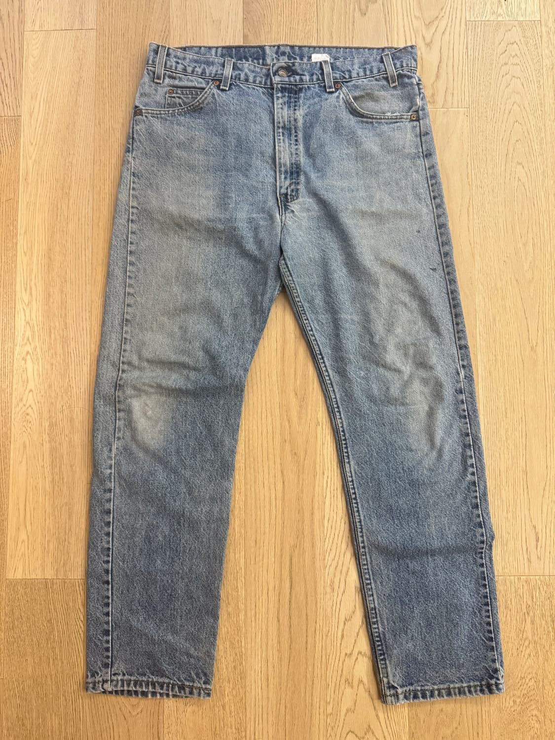 90s 리바이스 오렌지탭 505 데님팬츠 made in usa 상품이미지1