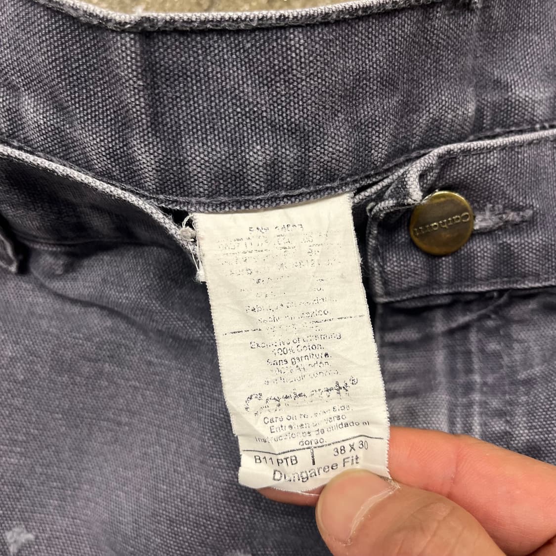 Carhartt B11 싱글니 워크 팬츠 (38“) 상품이미지8