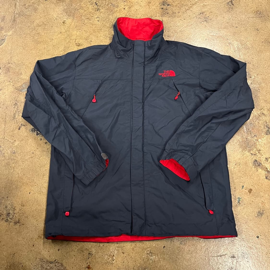[정품/M] 노스페이스 바람막이 네이비 레드 b10 상품이미지2