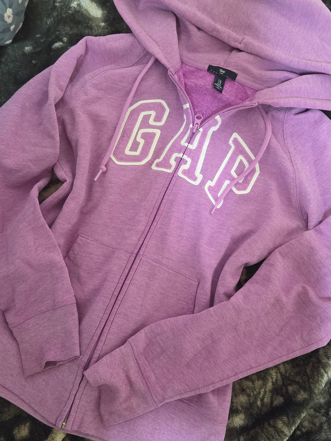 🪻라벤더색 갭 후드집업 S 상품이미지1