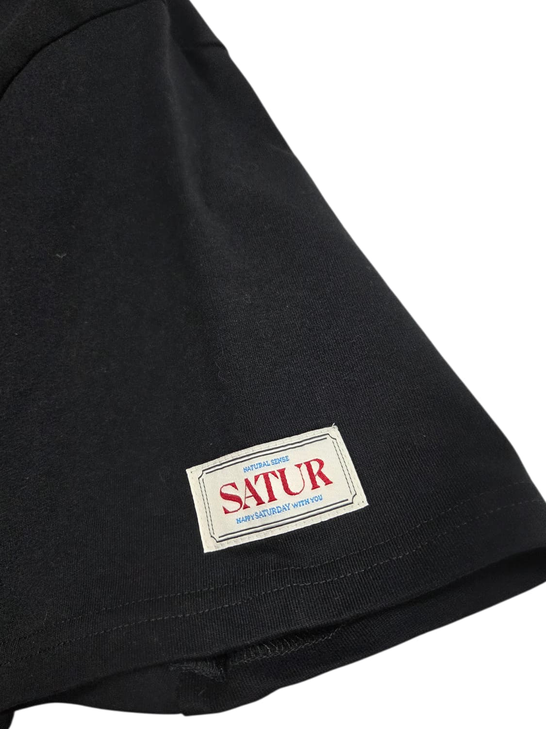 SATUR 새터 로고 반팔 티셔츠 XL 상품이미지4