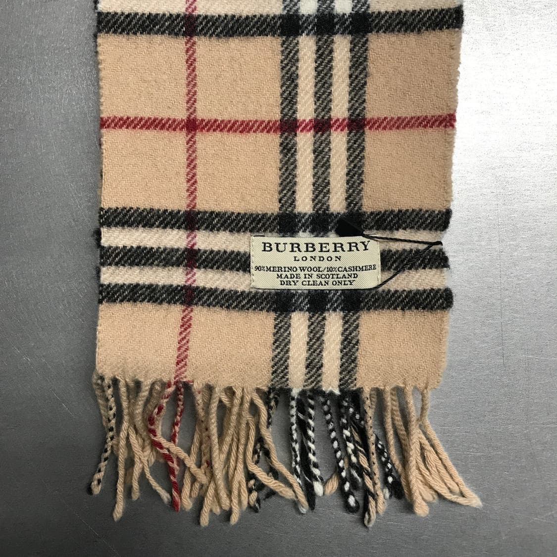 버버리 정품 메리노/캐시미어 머플러 베이지 상품이미지3