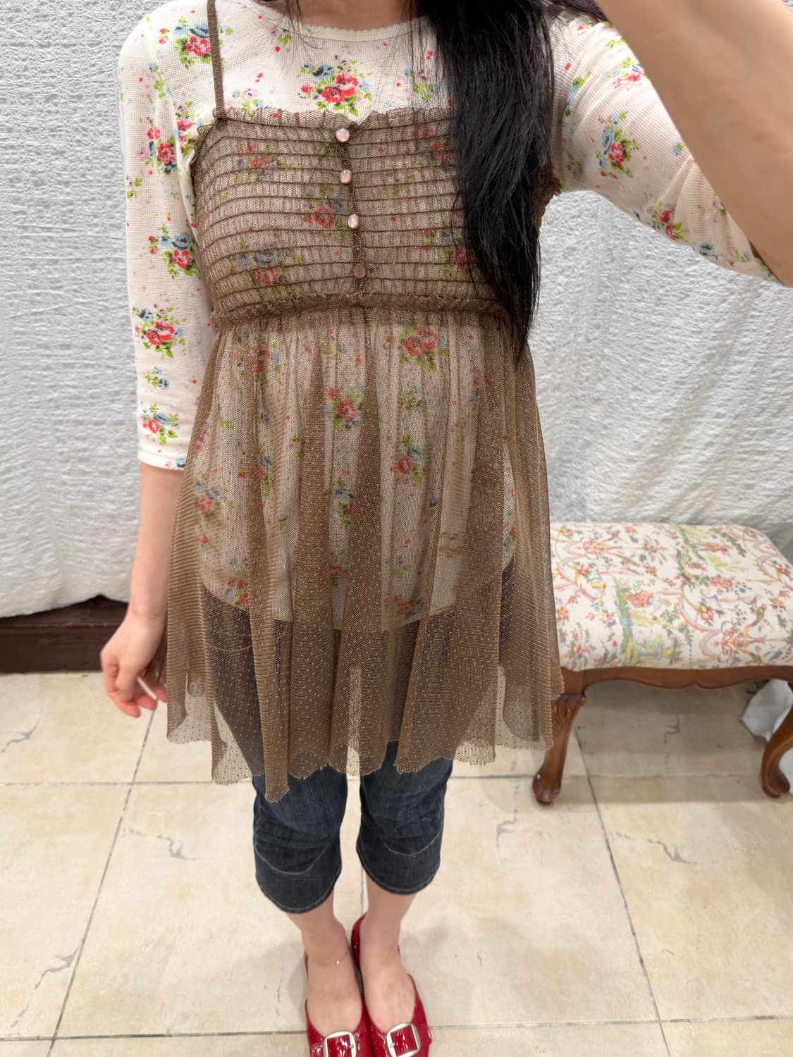 latte sheer bustier 상품이미지1