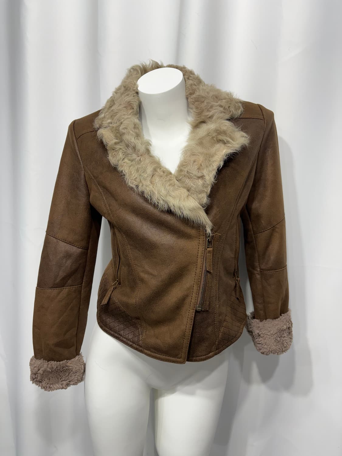 🎸브라운 스웨이드 퍼 자켓🎸 상품이미지5