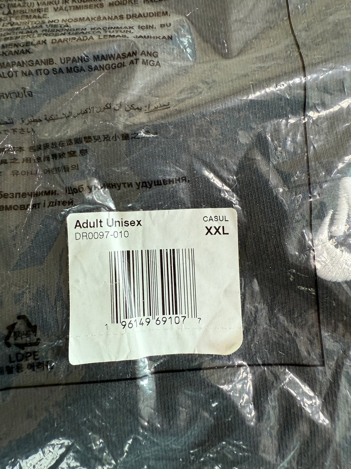 [XXL] 나이키 피스마이너스원 피마원 롱슬리브 긴팔 티셔츠 블랙 지디 상품이미지9