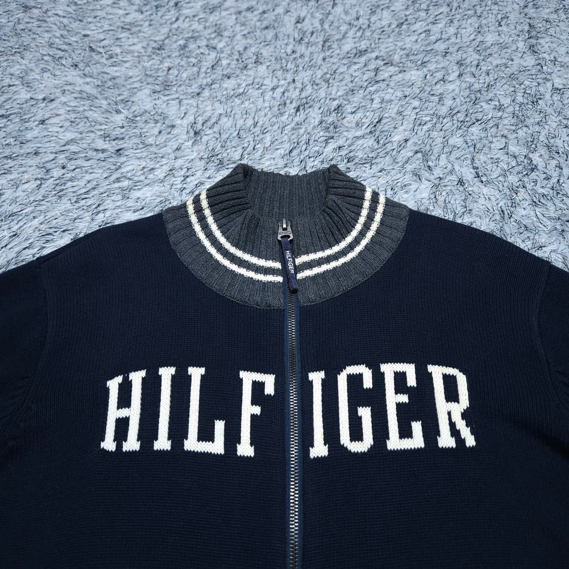 타미힐피거) M 남자 면니트집업 / 왕눈이샵 상품이미지3