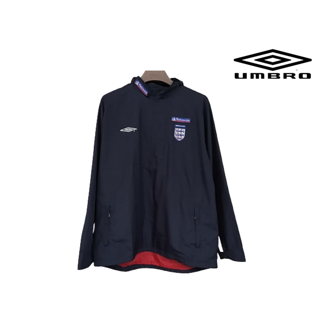 [XL] 엄브로 잉글랜드 국대 웜업 하프집업 상품이미지1