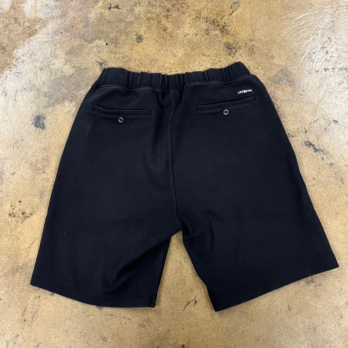 [정품/M] LIFEWORK 라이프워크 블랙 트레이닝 반바지 b10 상품이미지3