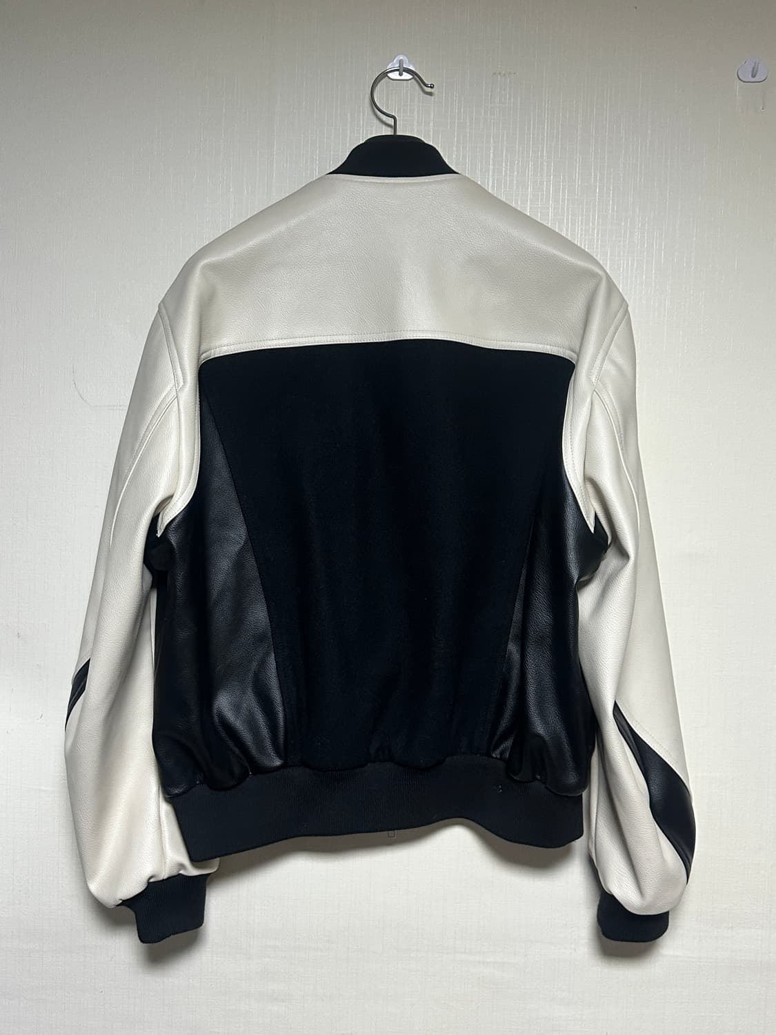 새상품) lmood 엘무드 울 레더 레이서 자켓46/100-105 상품이미지2