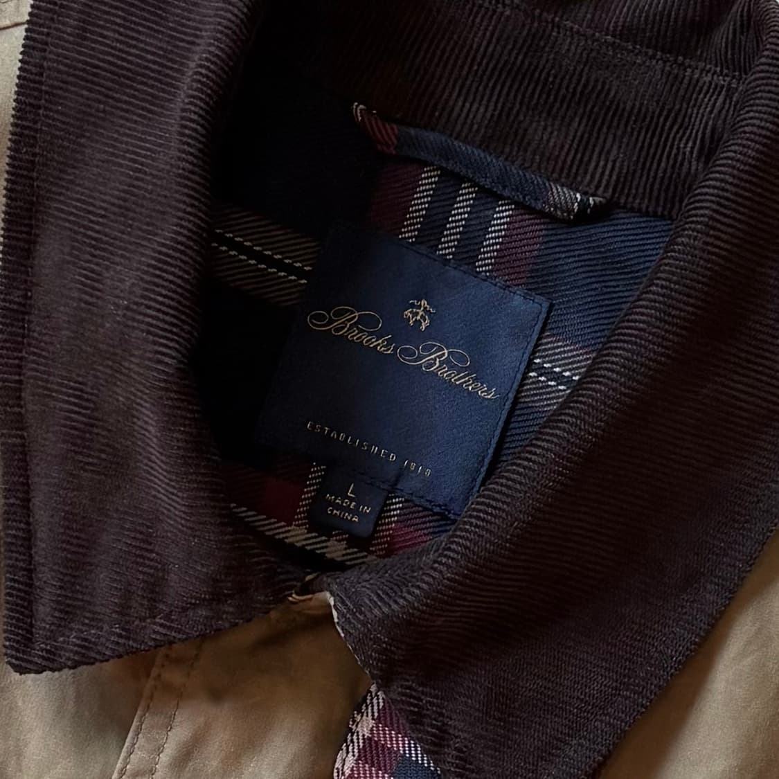 [105] Brooks Brothers 왁스 코튼 필드 자켓 상품이미지2