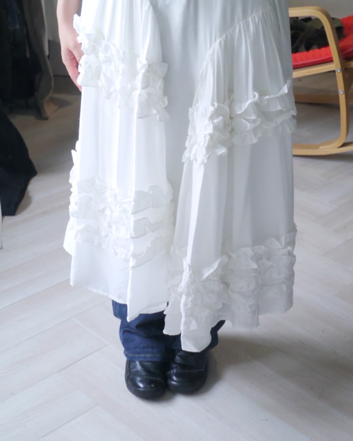 frill unbalance skirt 상품이미지6