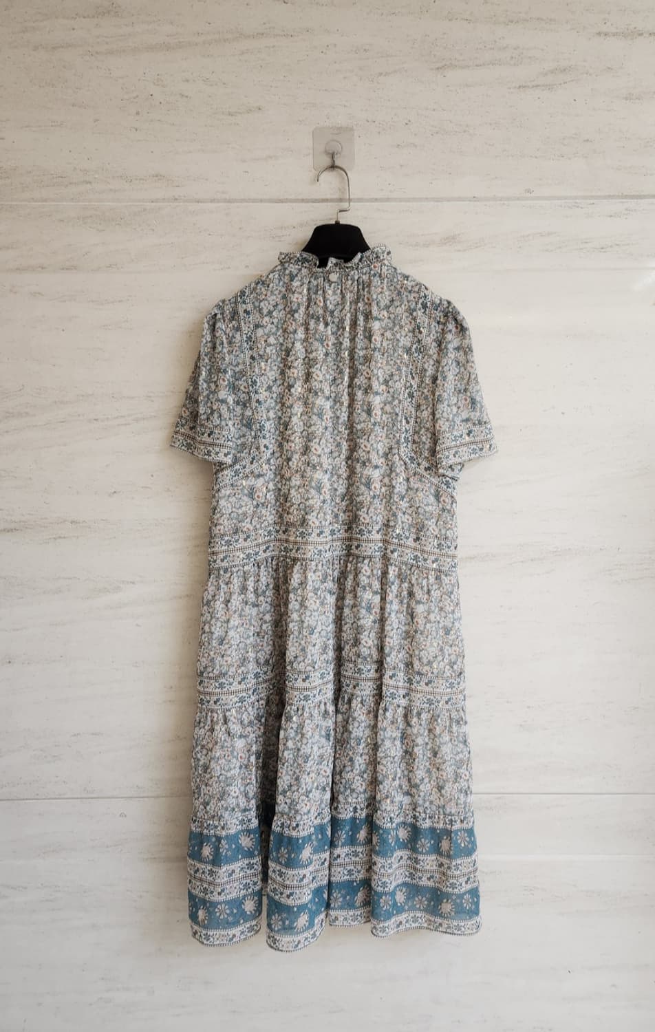 써스데이아일랜드 패턴 보더 원피스 S사이즈 상품이미지7