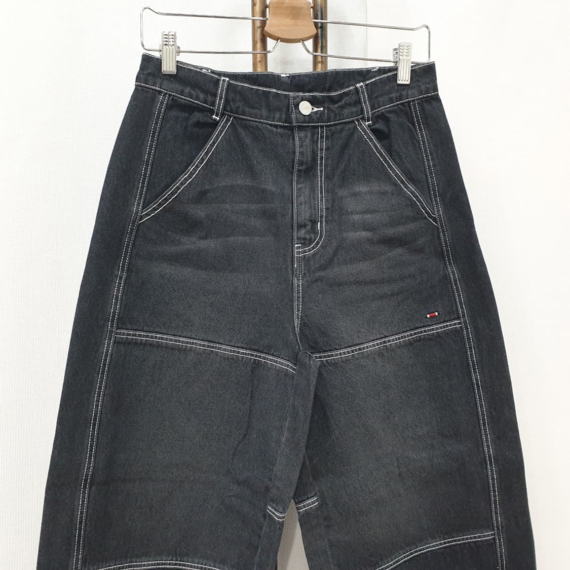 로맨틱크라운 와이드 데님 팬츠 청바지 S 상품이미지2