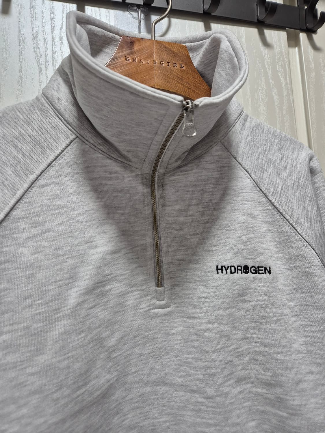 (세일)(새상품)하이드로겐 집업 맨투맨 그레이 상품이미지8