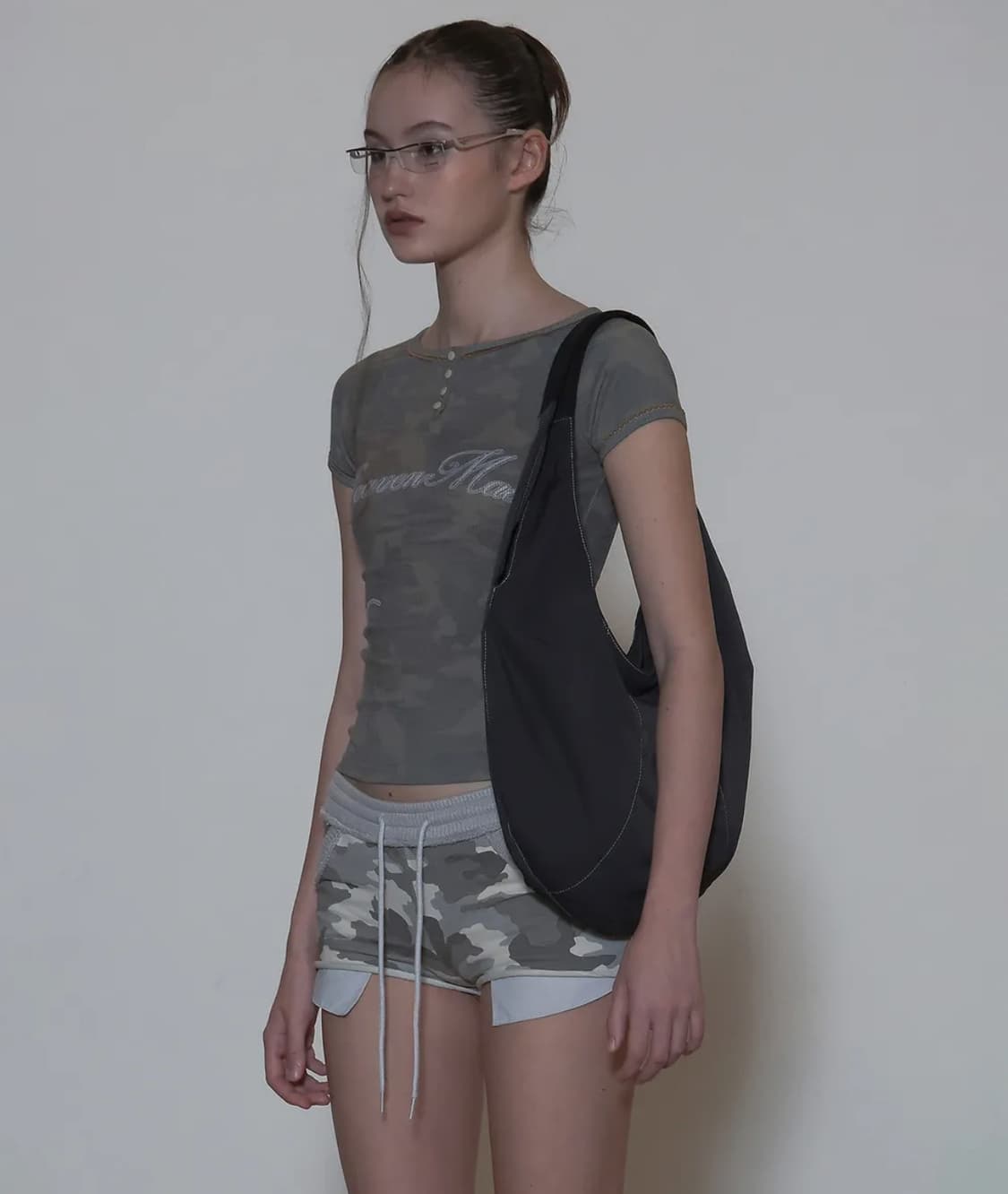 스컬프터 Nylon Moon Bag Charcoal 상품이미지3