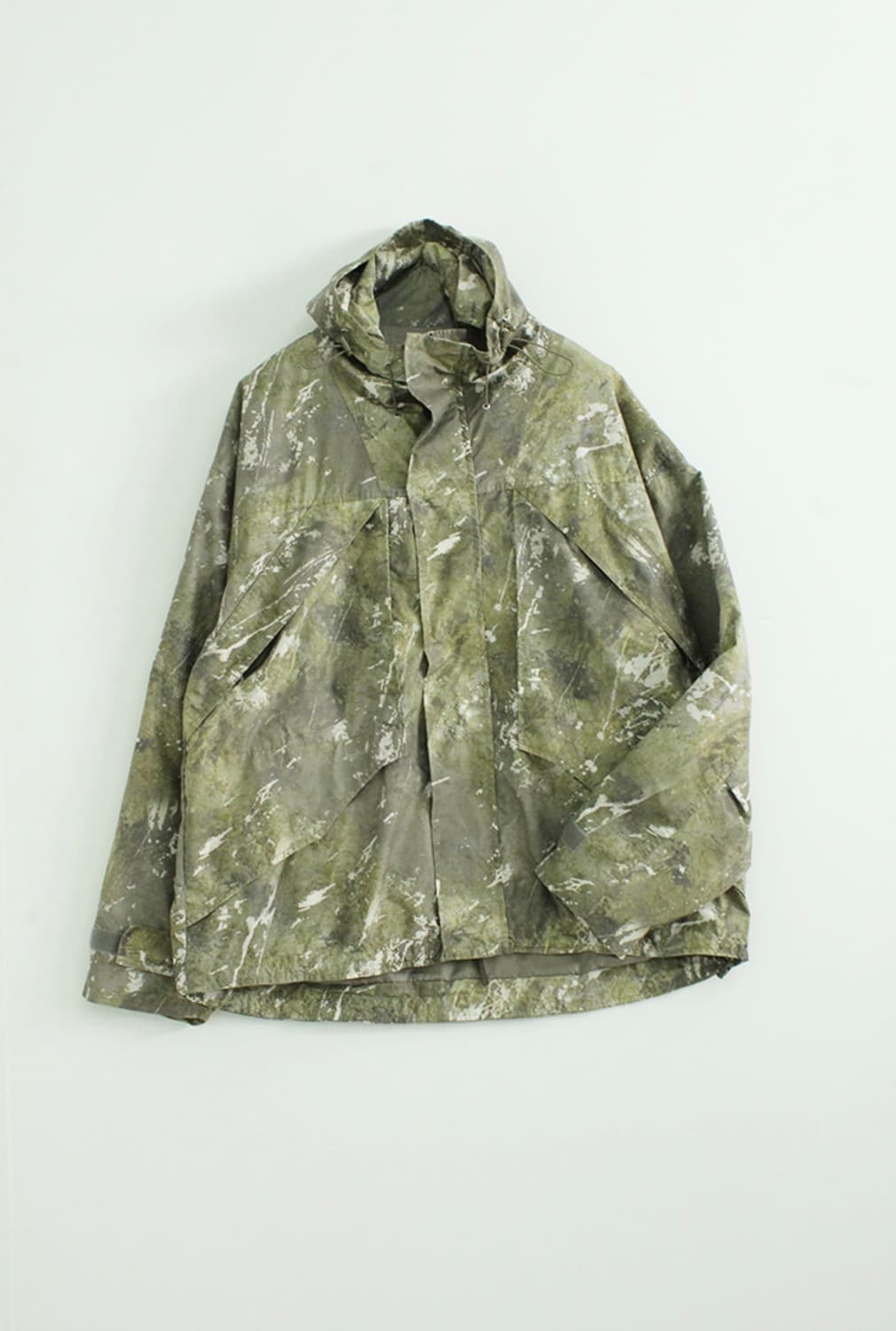 [FREE] 타이다이 패턴 프린팅 후드 아노락 상품이미지1