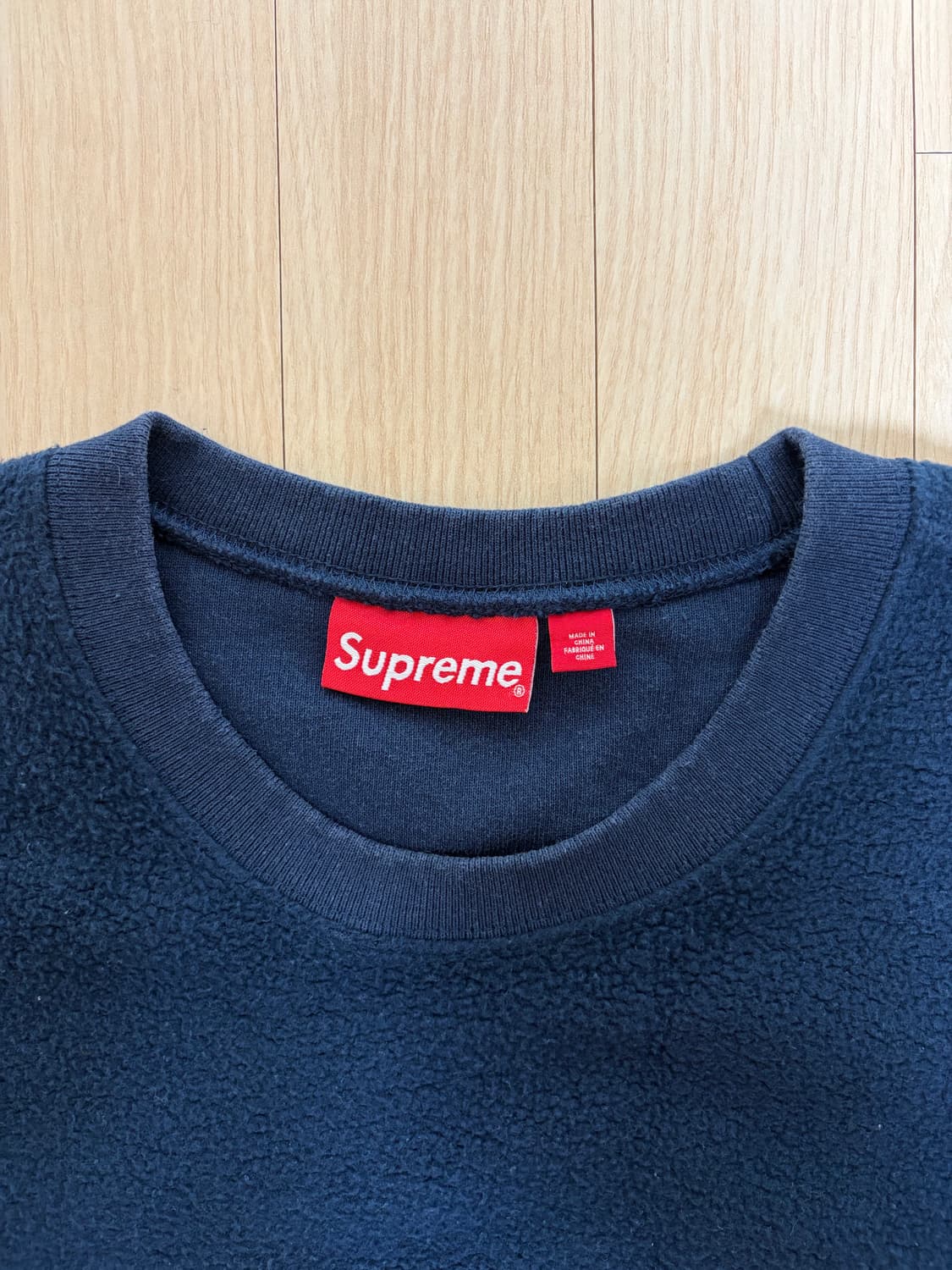 슈프림 인사이드 아웃 맨투맨 네이비 / L (23fw) 상품이미지3
