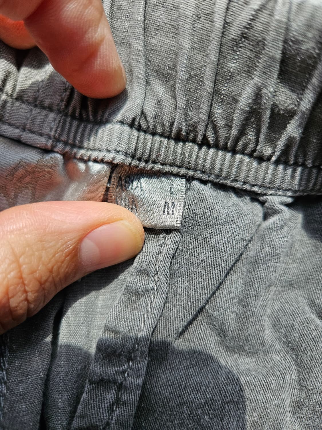 Gramicci 22SS 립스탑 루즈 테이퍼드 팬츠 / 그레이 L 상품이미지7