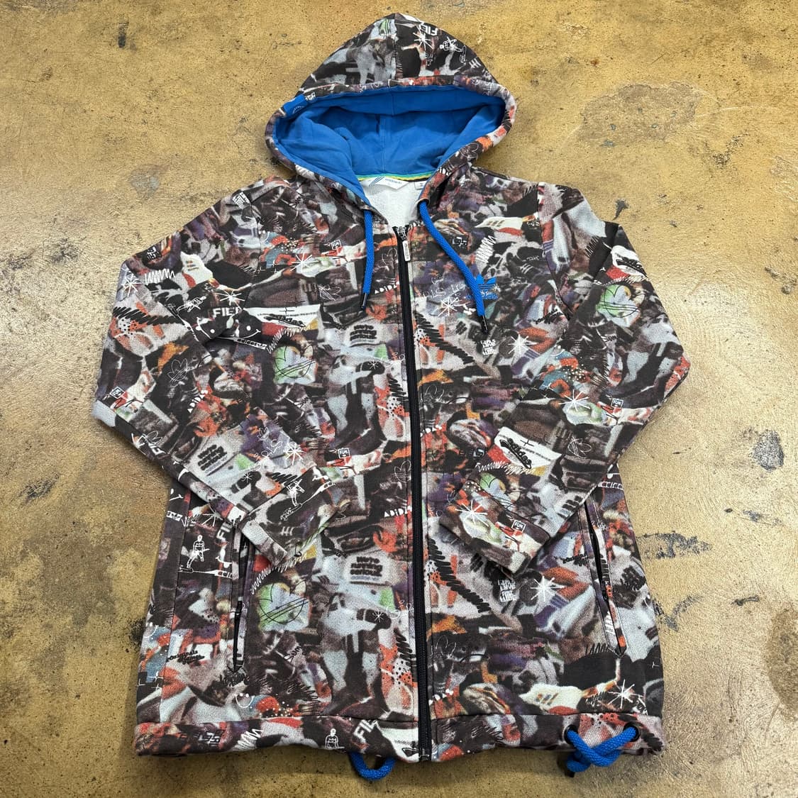 [정품/100] 아디다스 패턴 후드집업 b14 상품이미지2