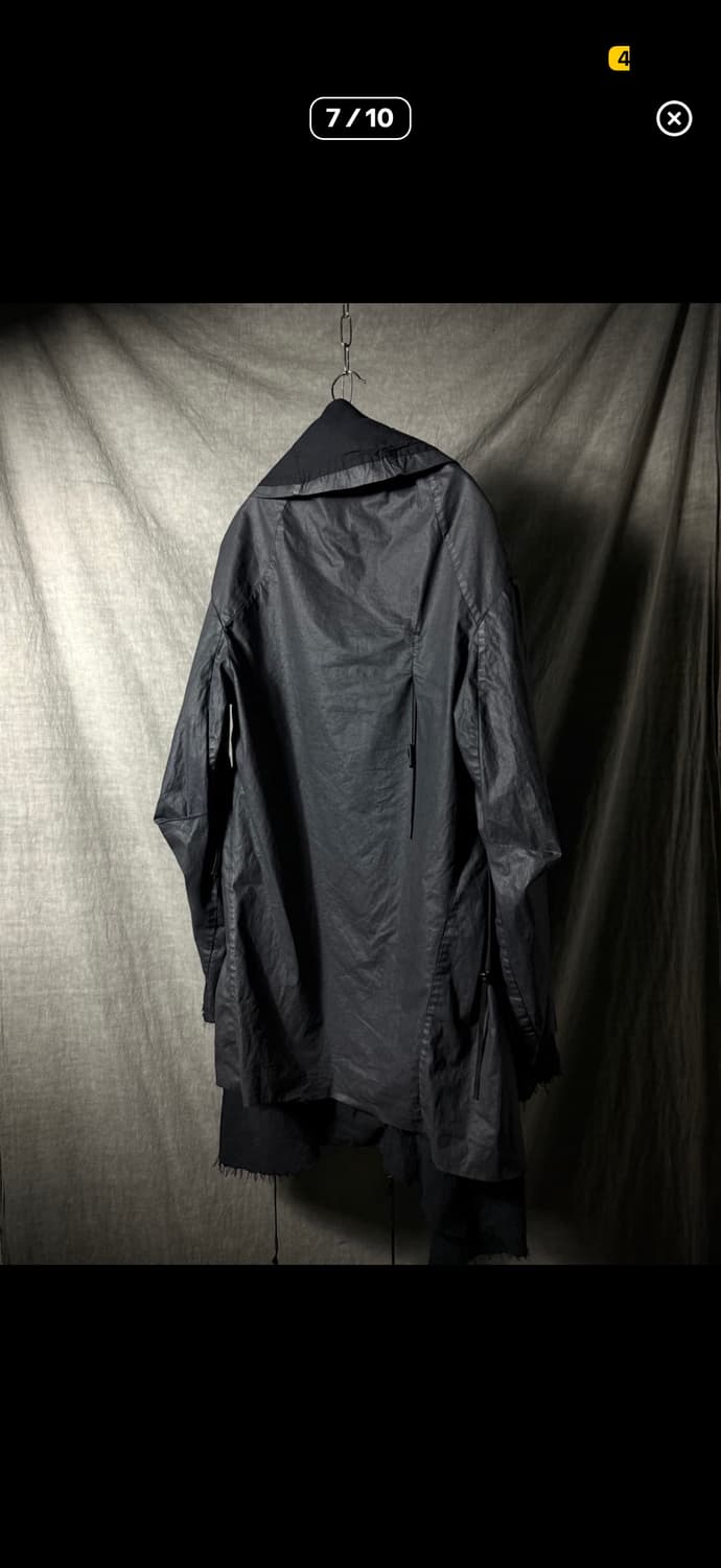 Boris Bidjan Saberi 코팅 레이어드 후드 코트 상품이미지6