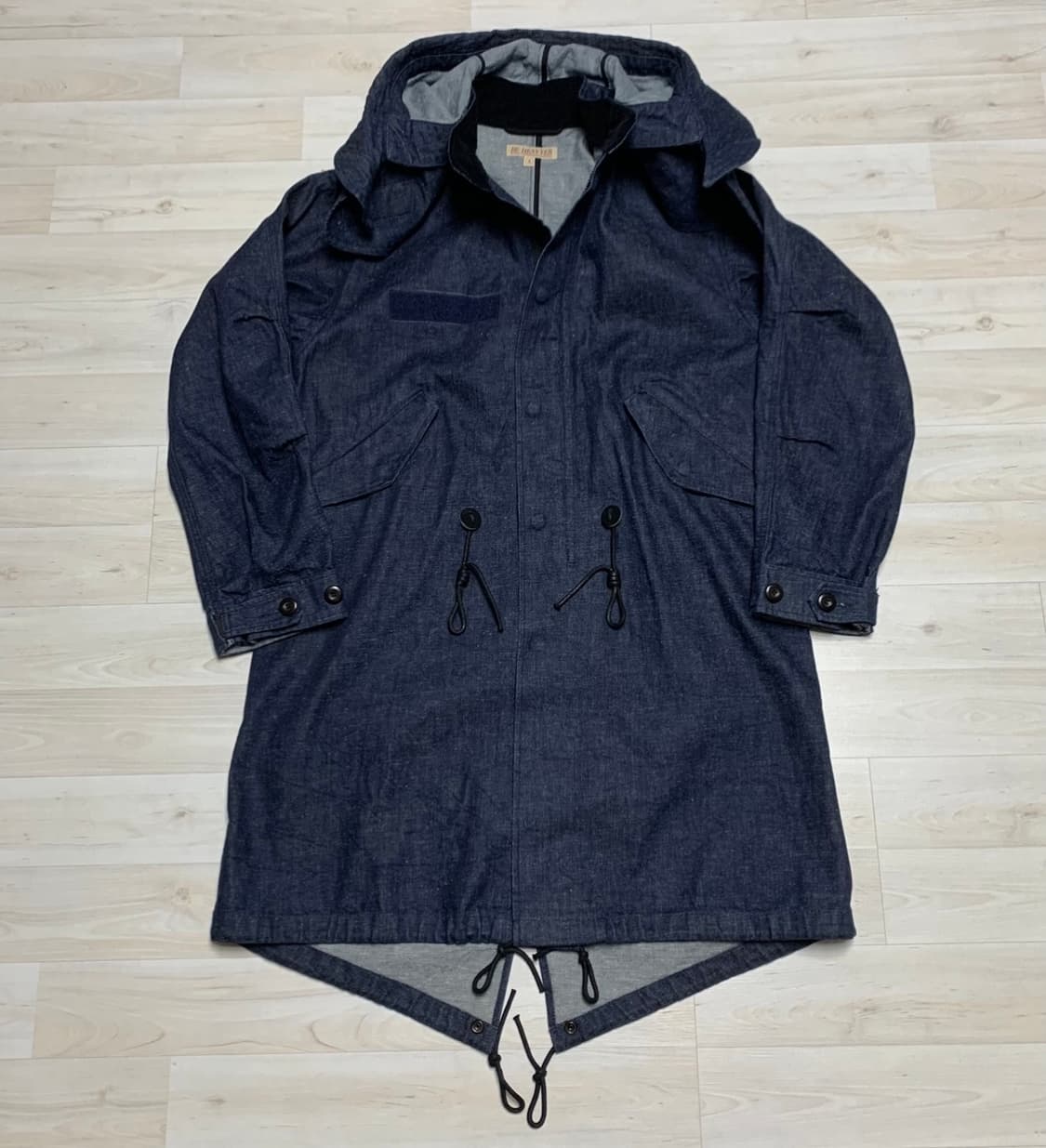 비 헤비어 Be heavyer 데님 m65 피쉬테일 개파카 상품이미지1