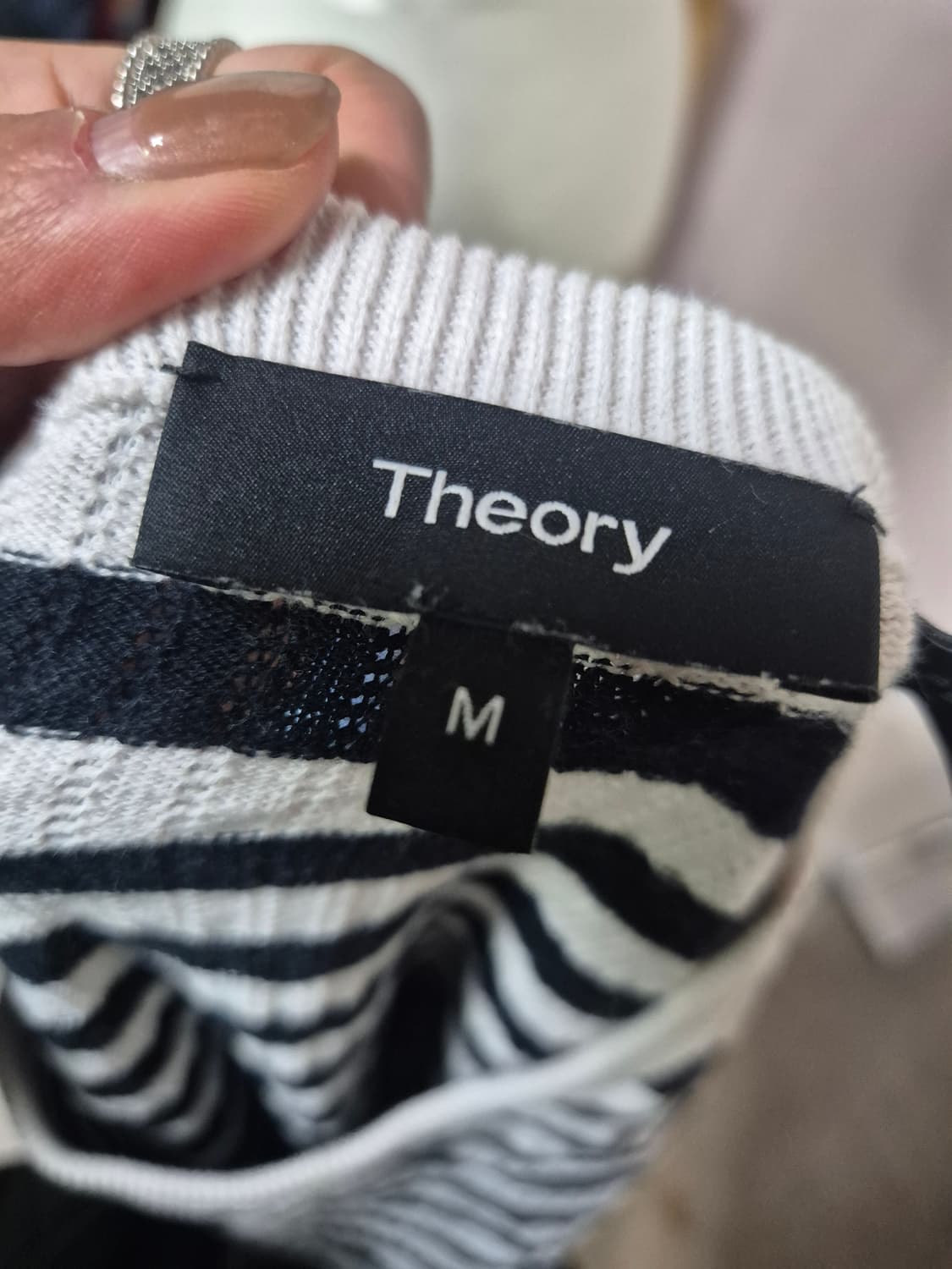 Theory 스트라이프 니트 M 상품이미지3