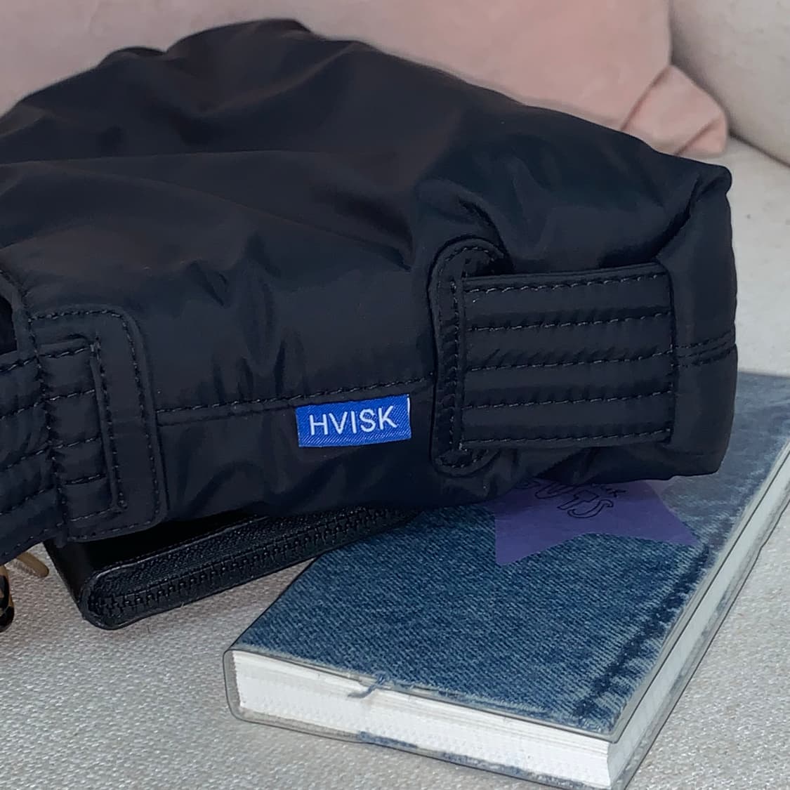 HVISK 비스크 덴마크 브랜드 숄더백 가방 블랙 컬러 y2k 상품이미지3