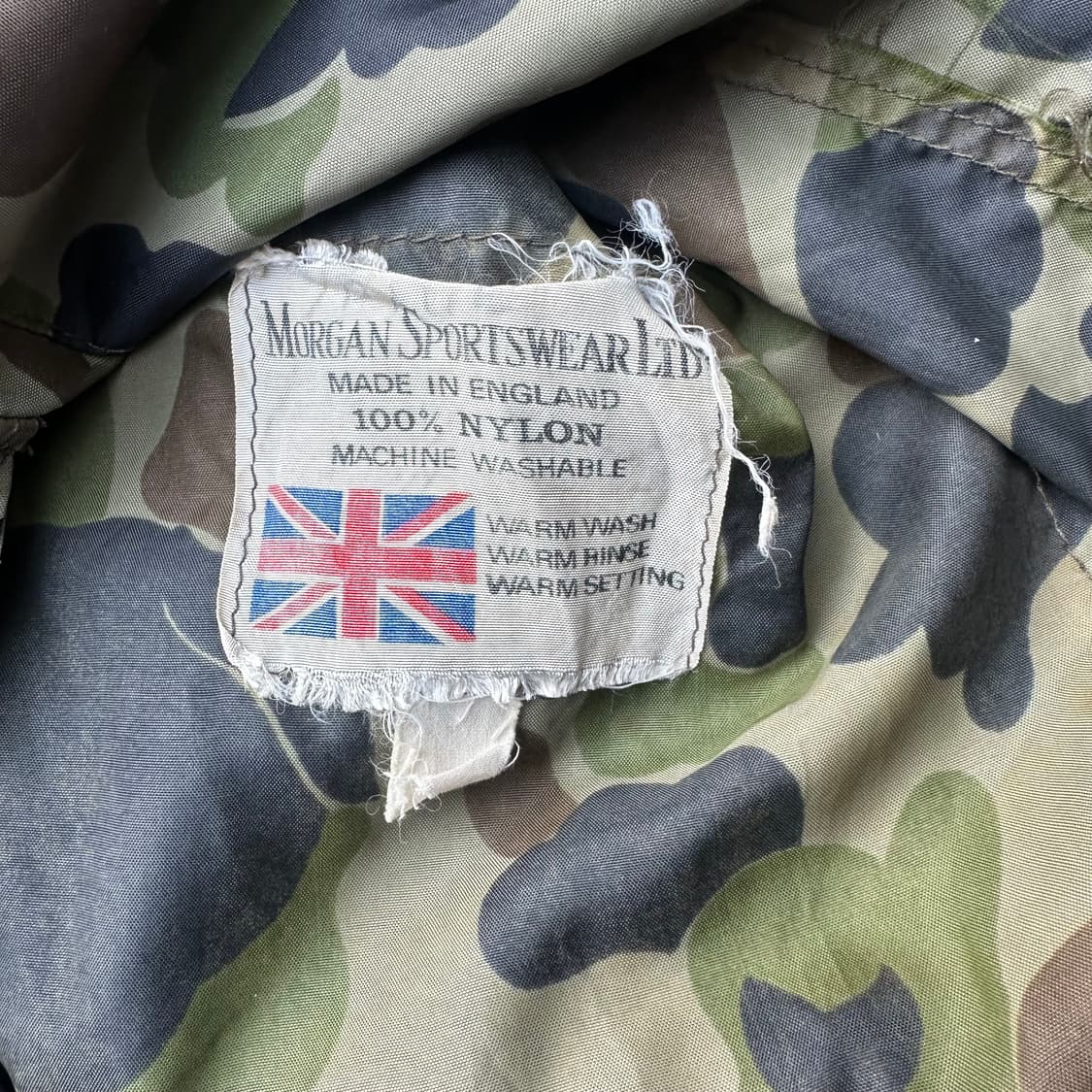 빈티지 90s 에디바우어 덕 카모 마운틴 자켓 상품이미지5
