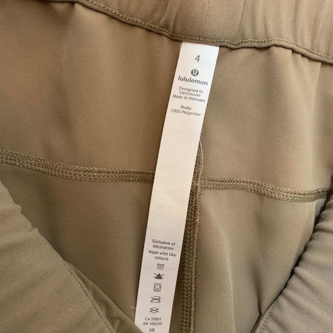 4 룰루레몬 온더플라이 크롭 밴딩 팬츠 상품이미지6