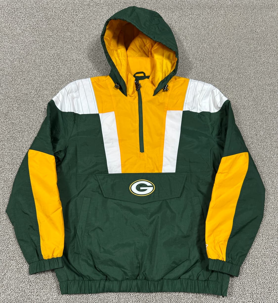 90s 스타터 그린베이 패커스 아노락 풀오버 자켓 L 상품이미지1