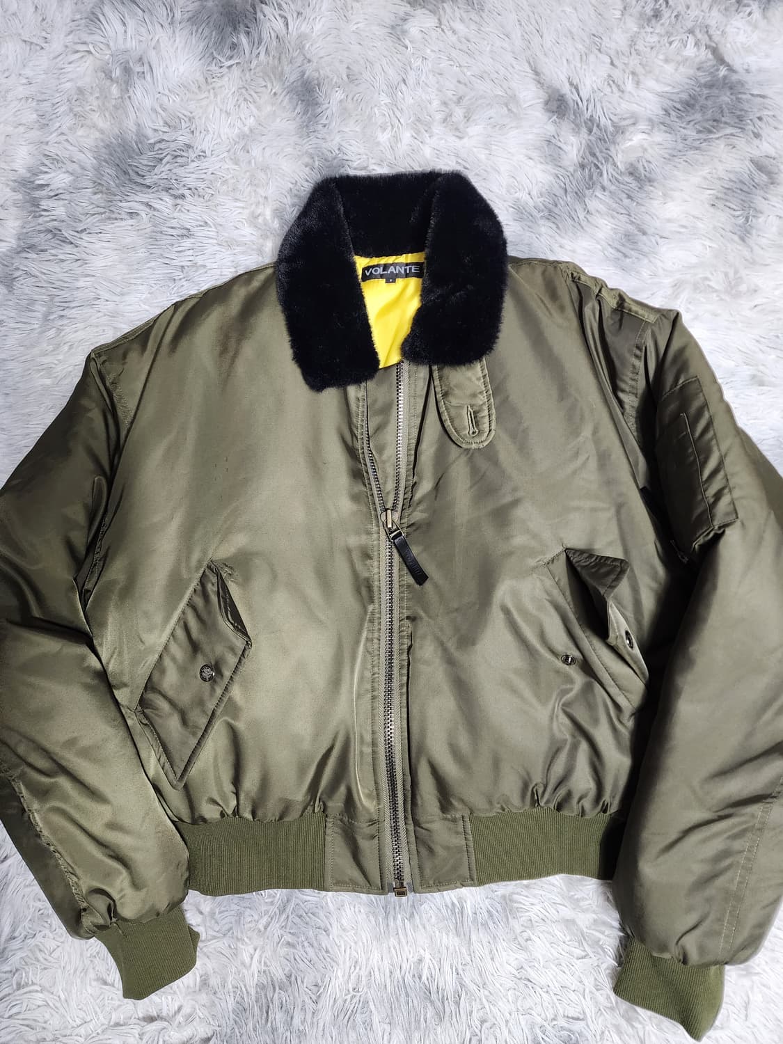 VOLANTE 카키색 MA-1 항공점퍼 상품이미지1