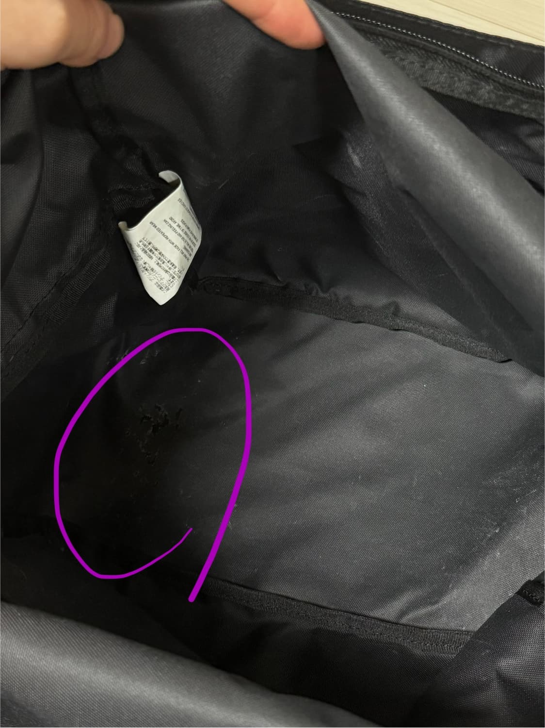 CDG black backpack 상품이미지5