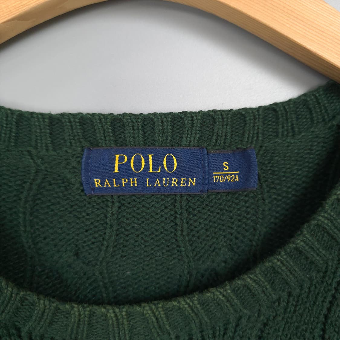 폴로 랄프 로렌 Polo 꽈배기 니트 S 상품이미지7