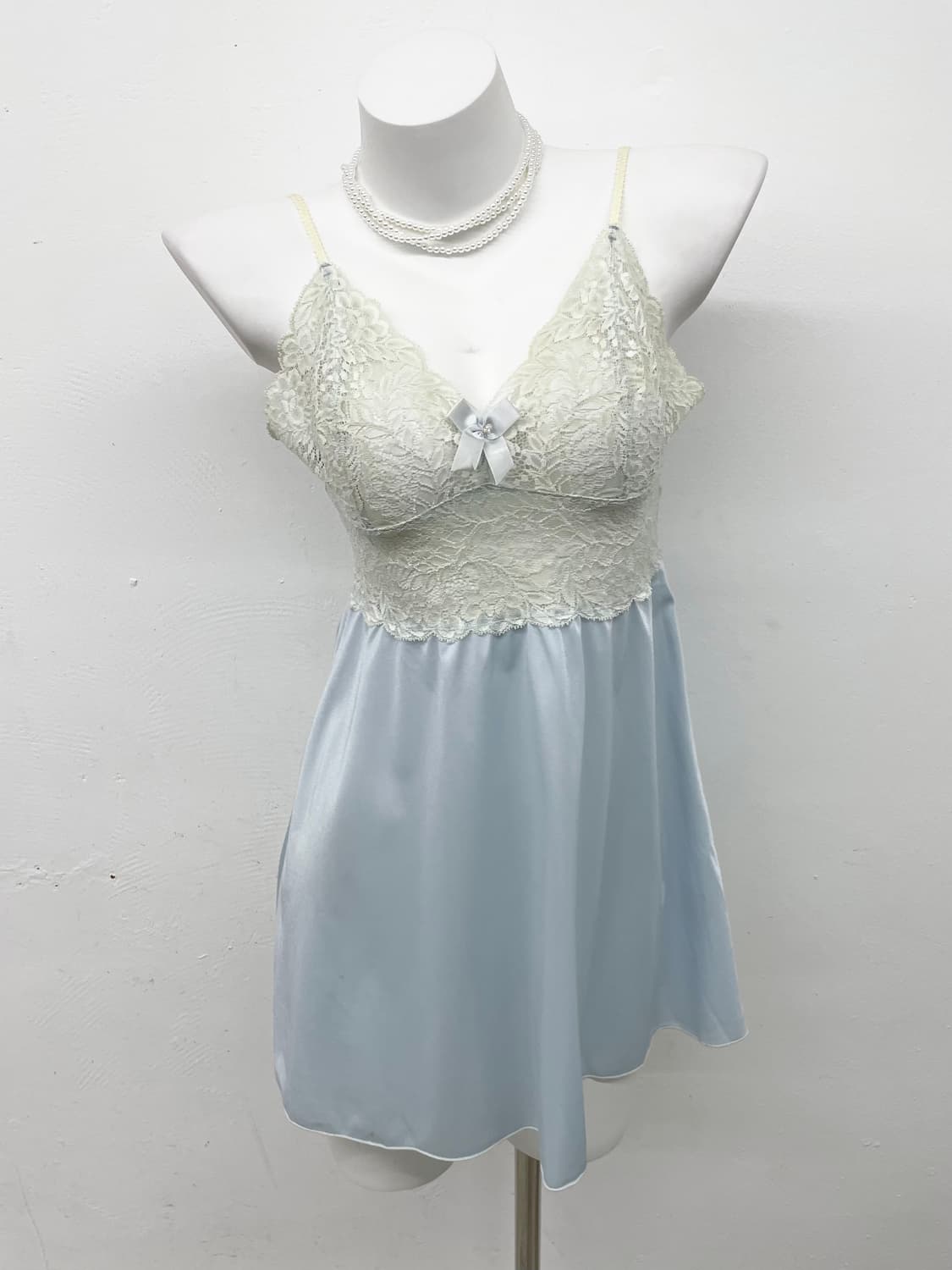 페어리 레이스 리본 슬립 상품이미지1