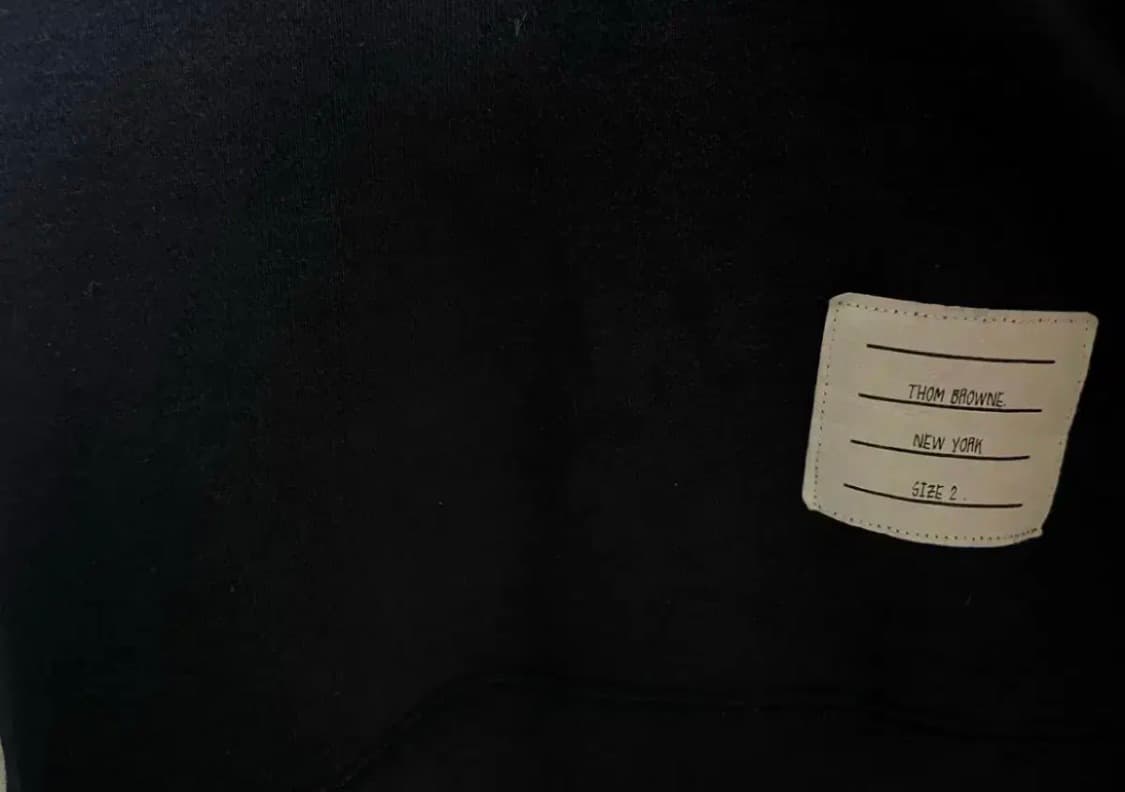 톰브라운 네이비 사선 완장 맨투맨 사이즈 2 상품이미지9