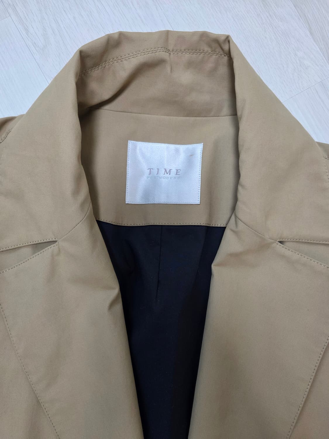 타임 벨티드 트렌치코트 xl 상품이미지4