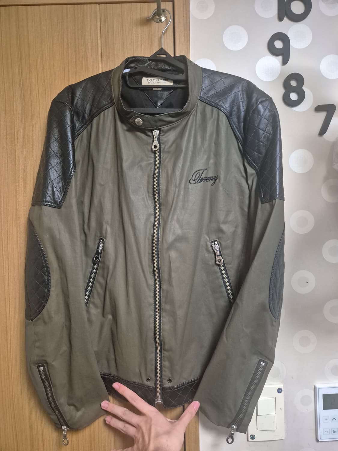 타미힐피거 바이커 크롭 자켓 판매합니다! L 상품이미지1